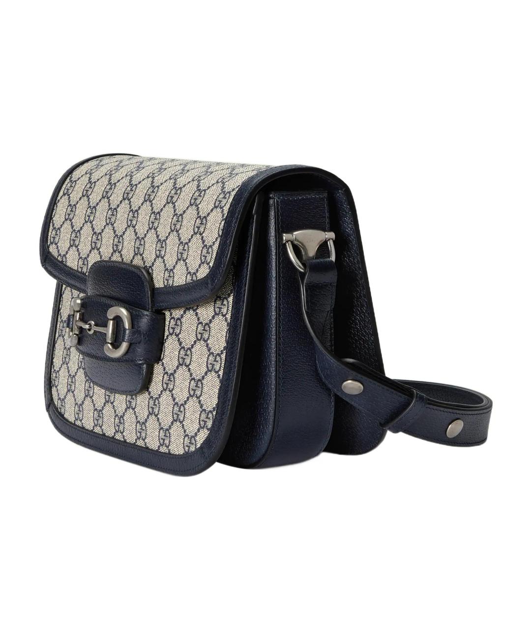GUCCI Темно-синяя сумка через плечо, фото 2