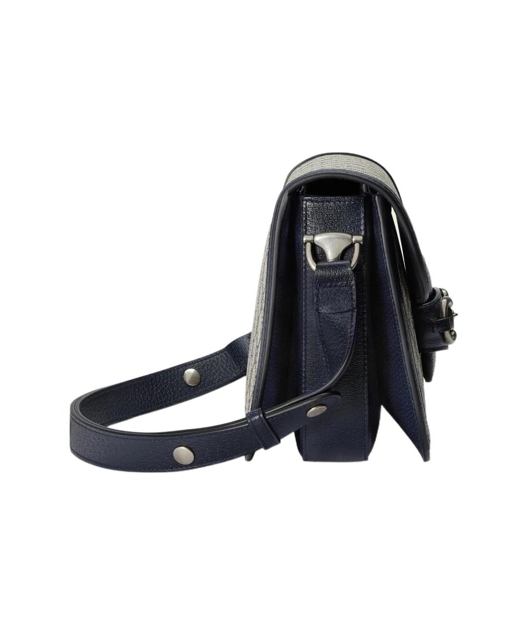 GUCCI Темно-синяя сумка через плечо, фото 3