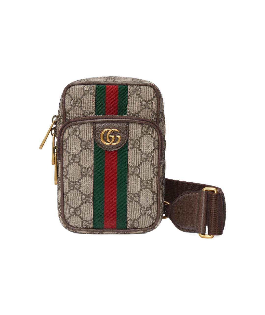 GUCCI Бежевая сумка на плечо, фото 1