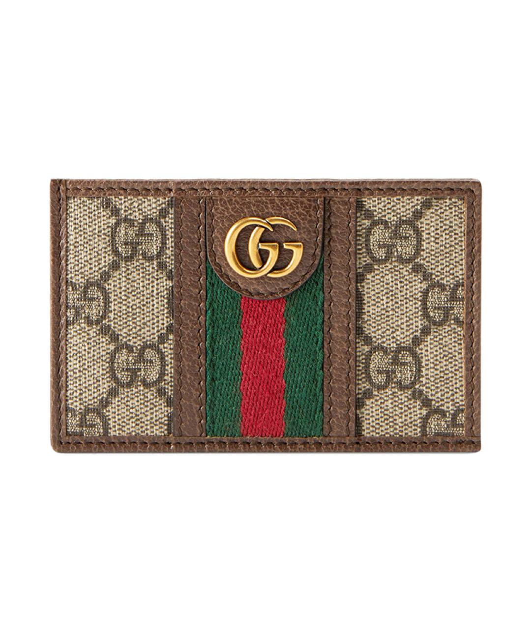 GUCCI Коричневый кардхолдер, фото 1