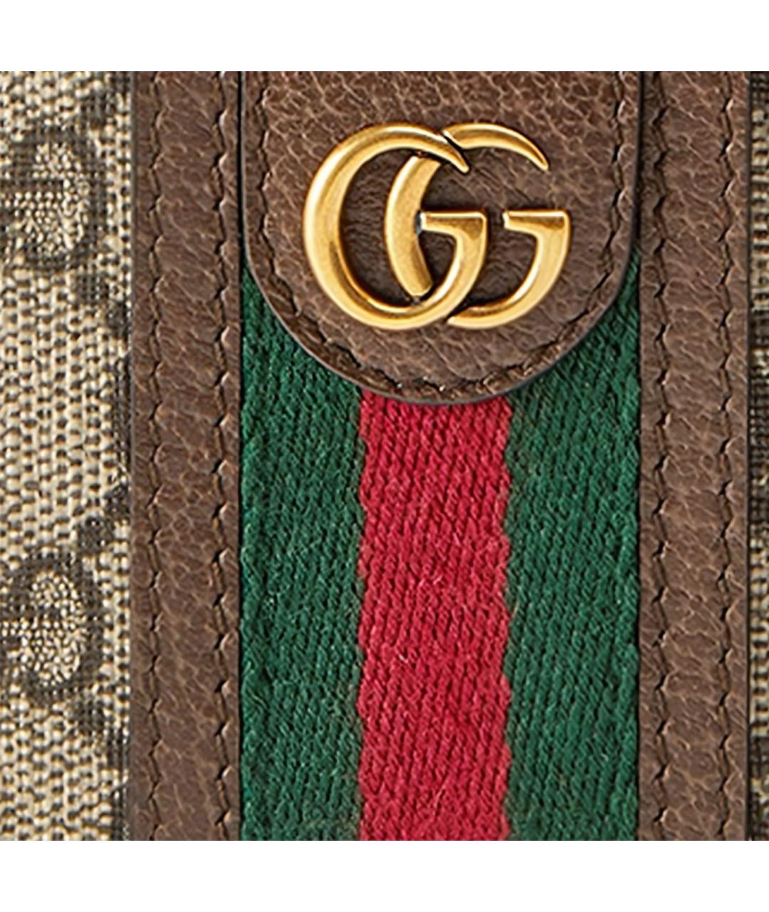 GUCCI Коричневый кардхолдер, фото 5