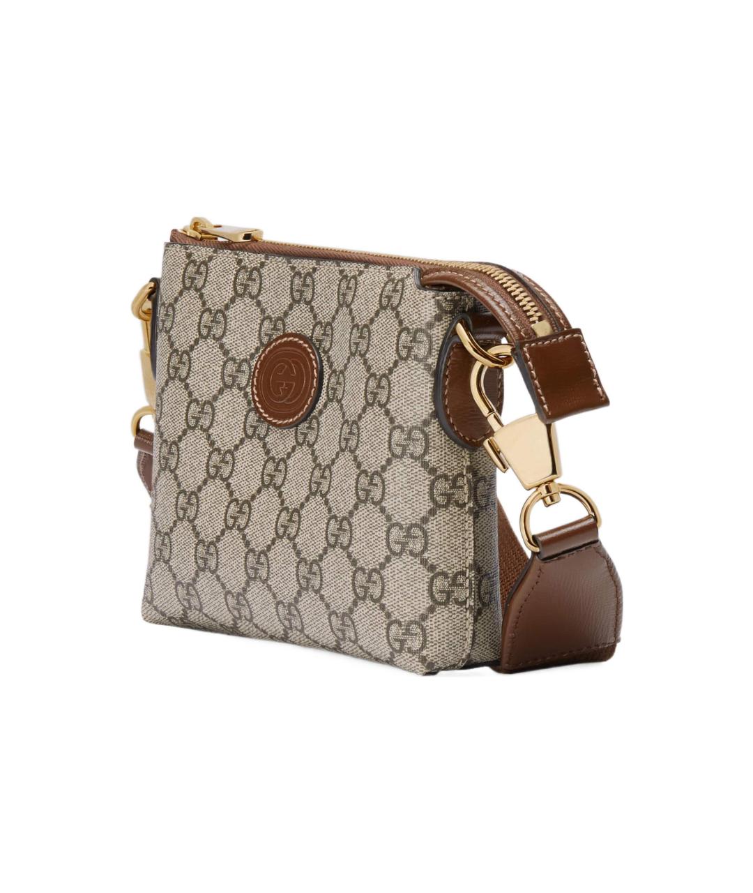 GUCCI Бежевая сумка на плечо, фото 3