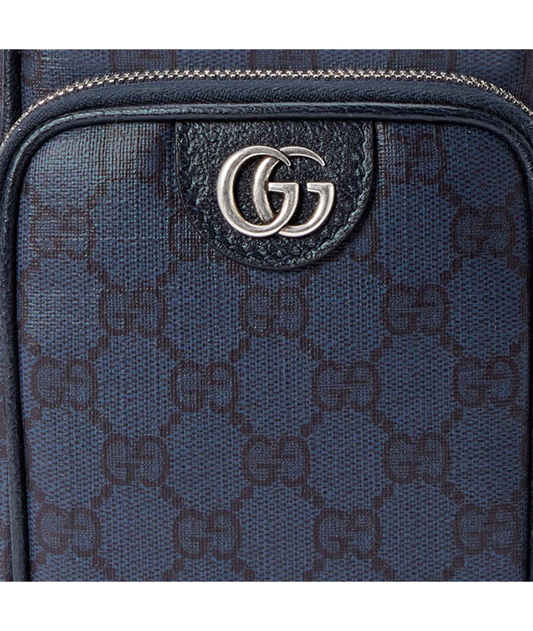GUCCI Темно-синяя сумка на плечо, фото 8