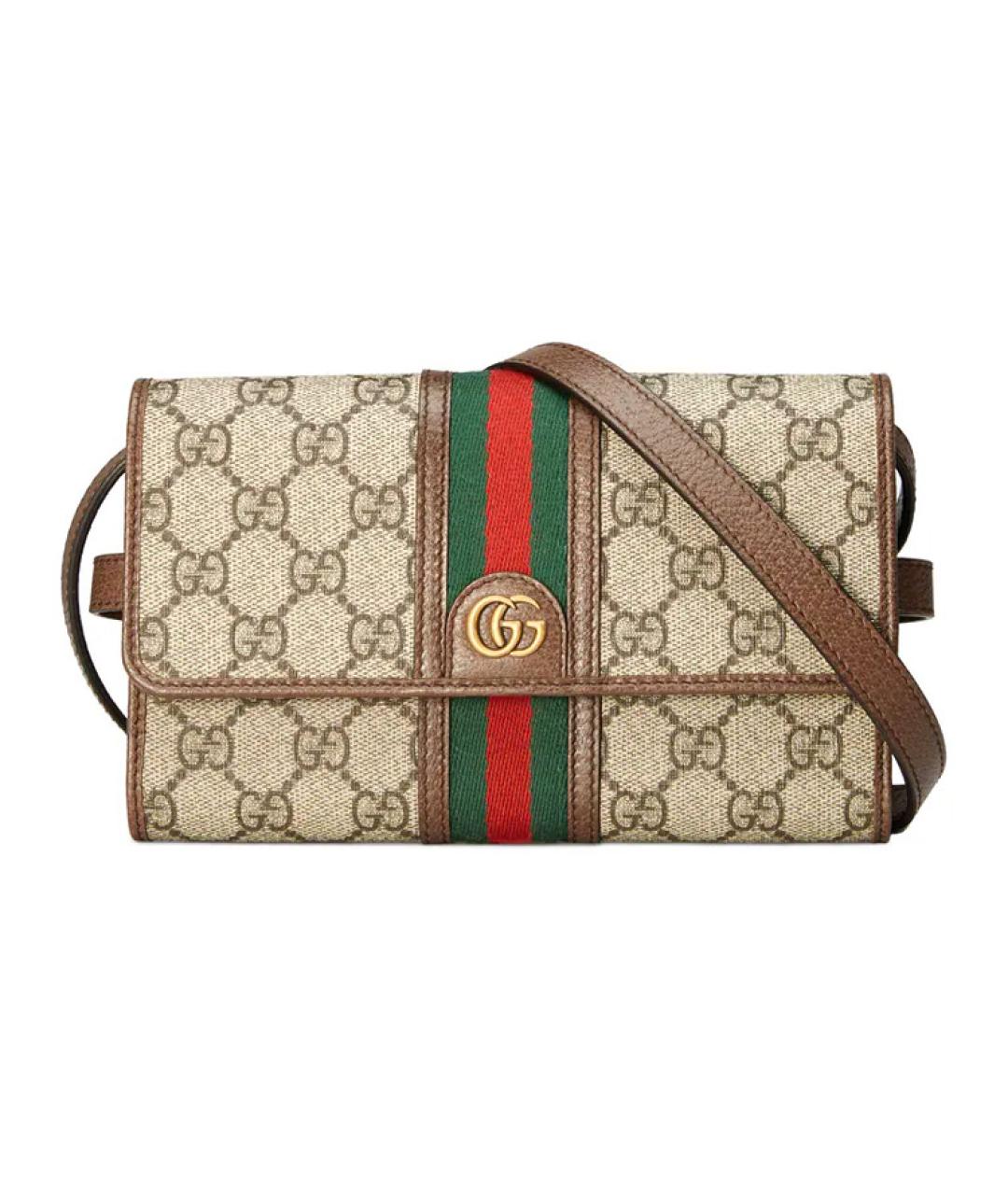 GUCCI Бежевая сумка через плечо, фото 1