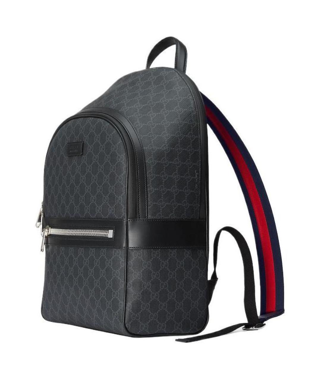 GUCCI Черный кожаный рюкзак, фото 2