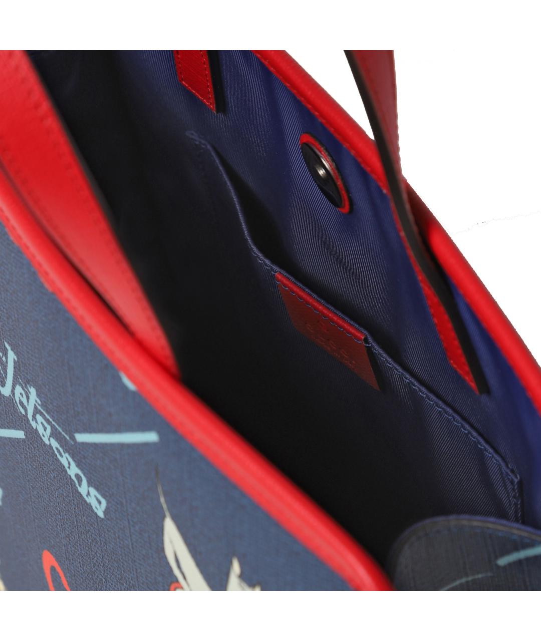 GUCCI Темно-синяя сумка через плечо, фото 4