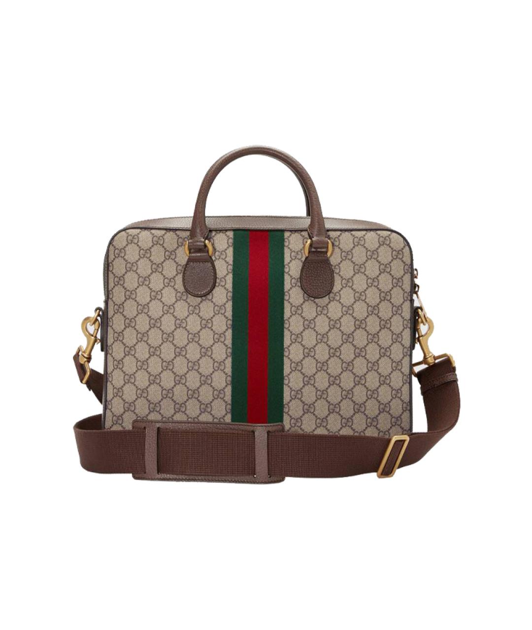 GUCCI Коричневая сумка на плечо, фото 2