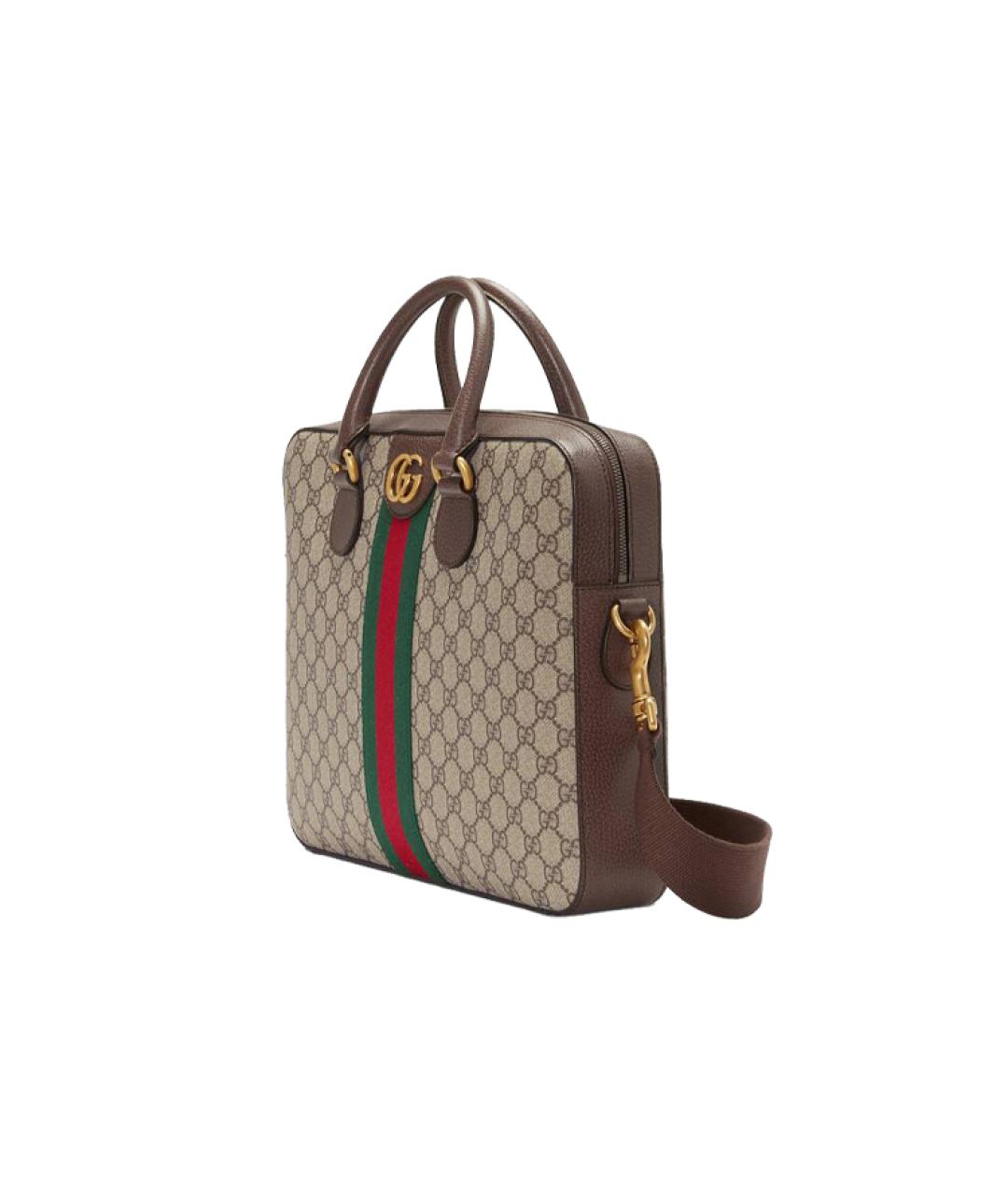 GUCCI Коричневая сумка на плечо, фото 3