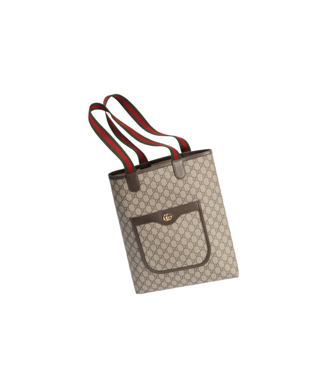 GUCCI Коричневая сумка на плечо, фото 4