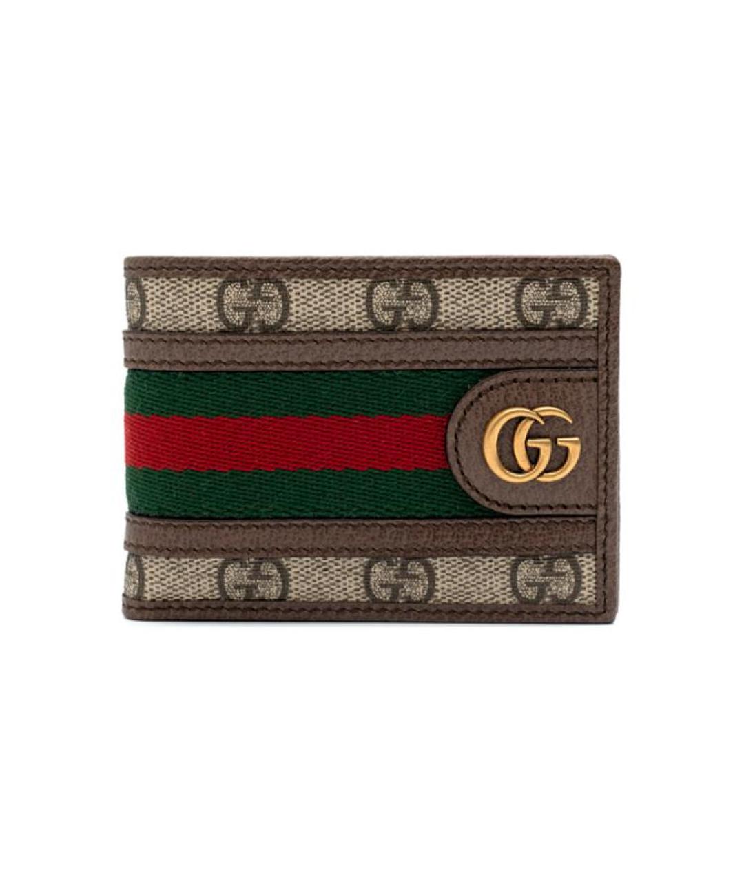 GUCCI Коричневый кошелек, фото 1