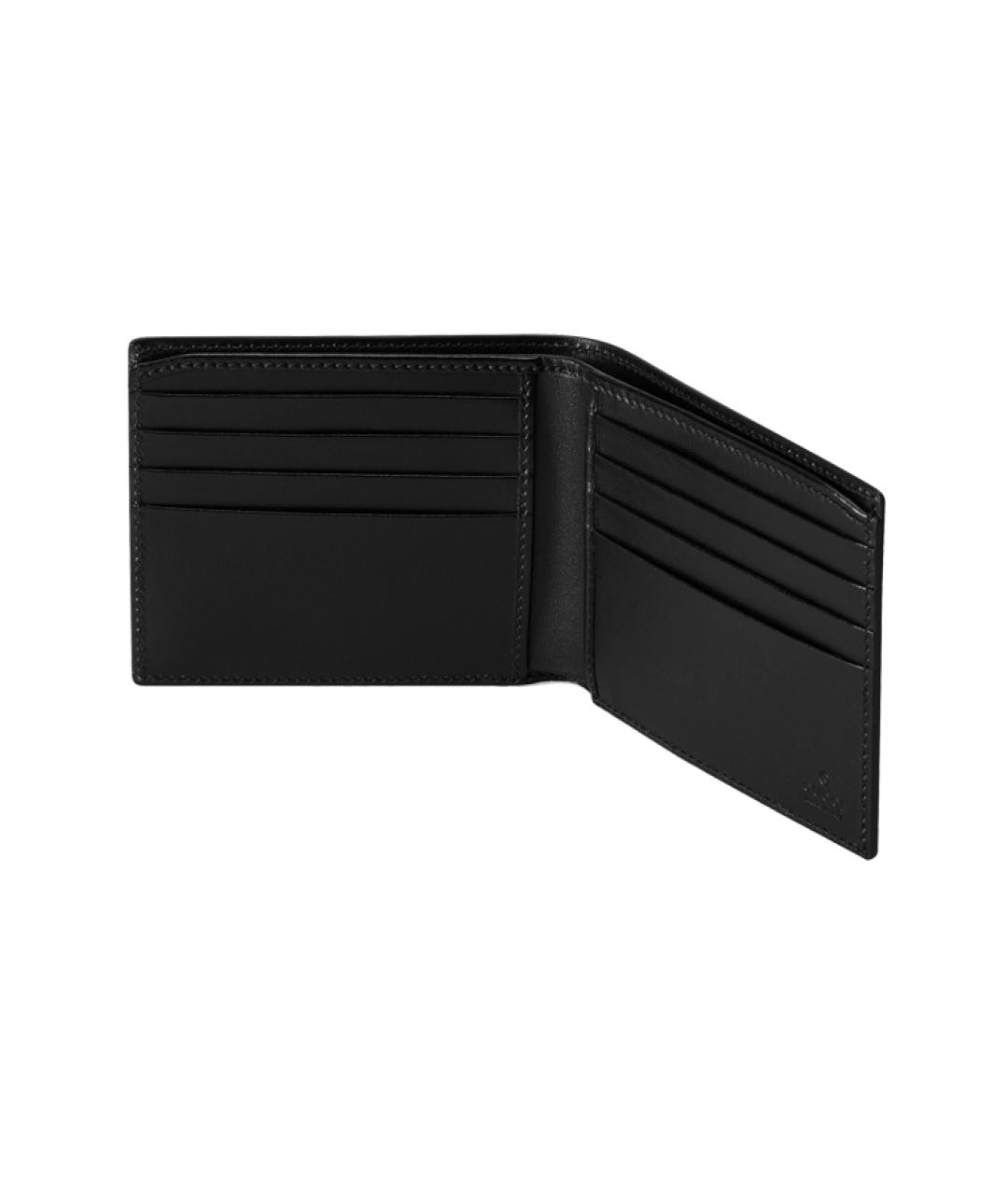 GUCCI Черный кожаный кошелек, фото 5