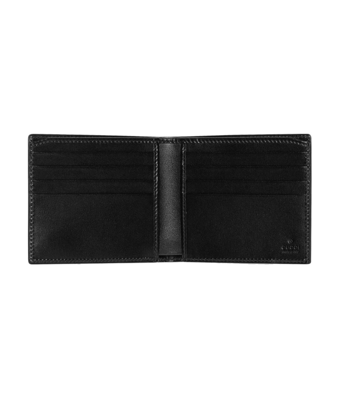 GUCCI Черный кожаный кошелек, фото 3