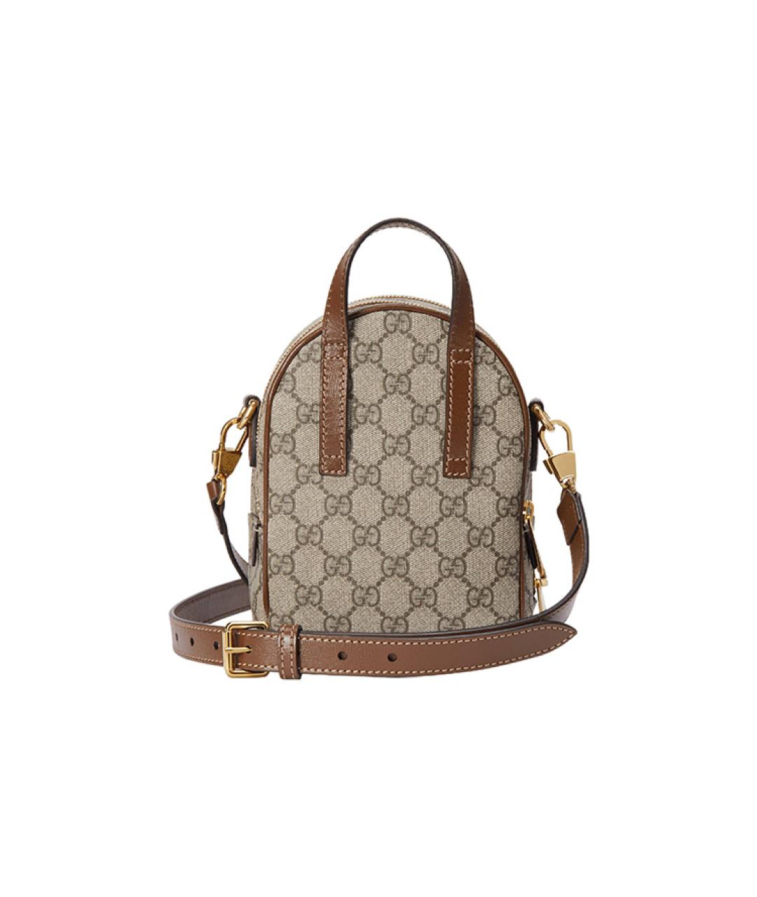 GUCCI Коричневый рюкзак, фото 4