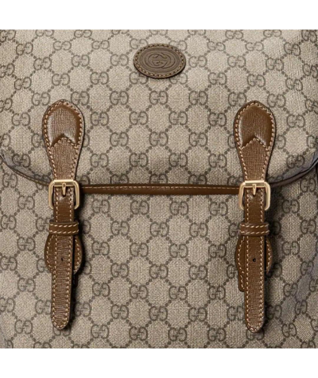 GUCCI Коричневый рюкзак, фото 7