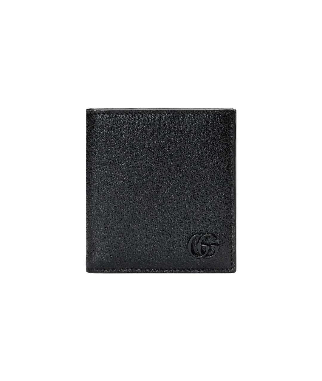 GUCCI Черный кожаный кошелек, фото 1