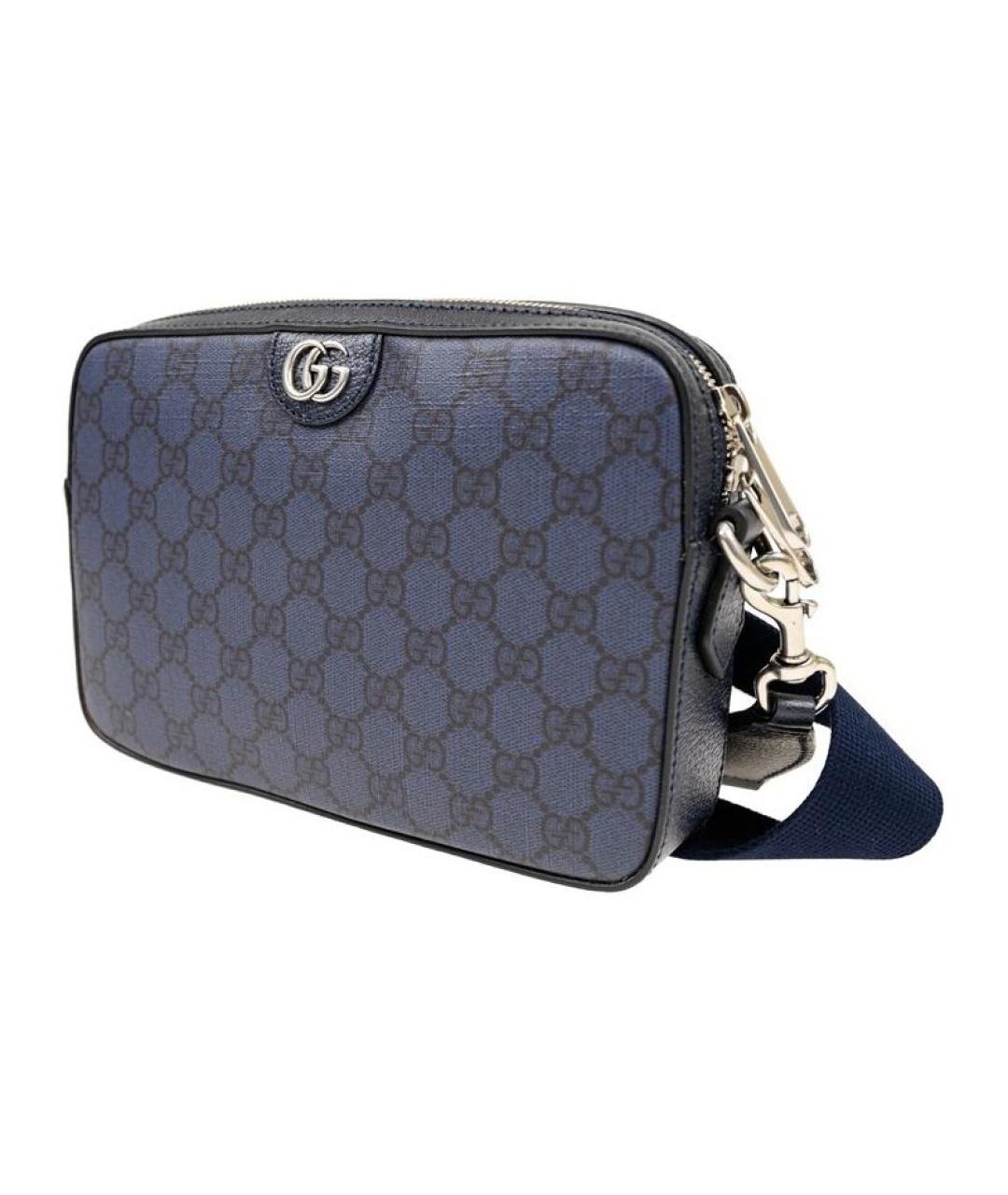 GUCCI Темно-синяя сумка на плечо, фото 2