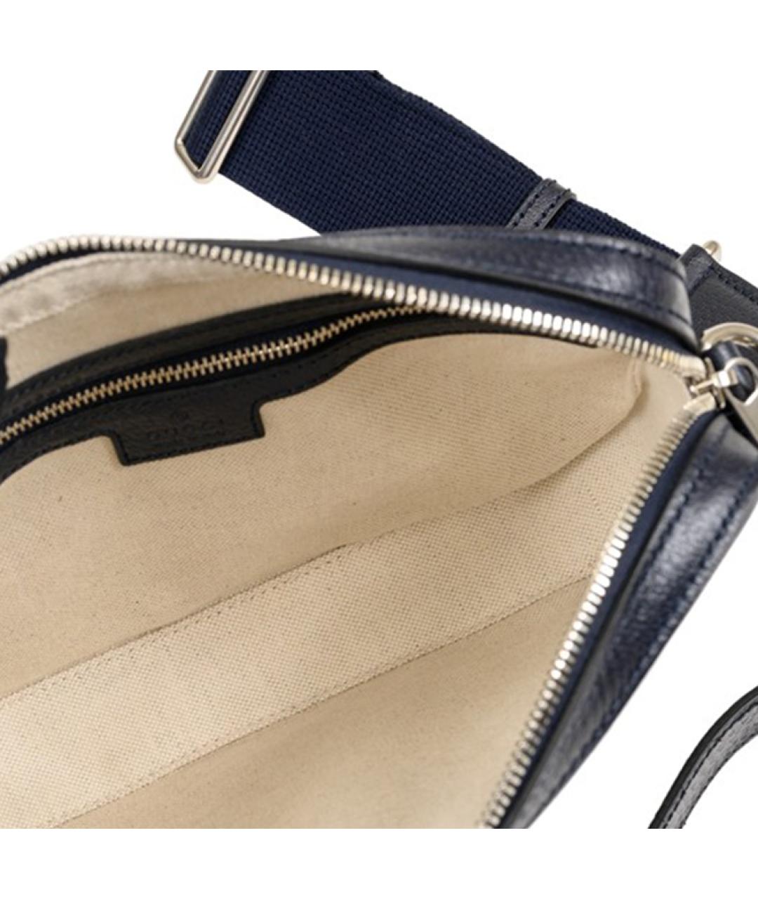 GUCCI Темно-синяя сумка на плечо, фото 5