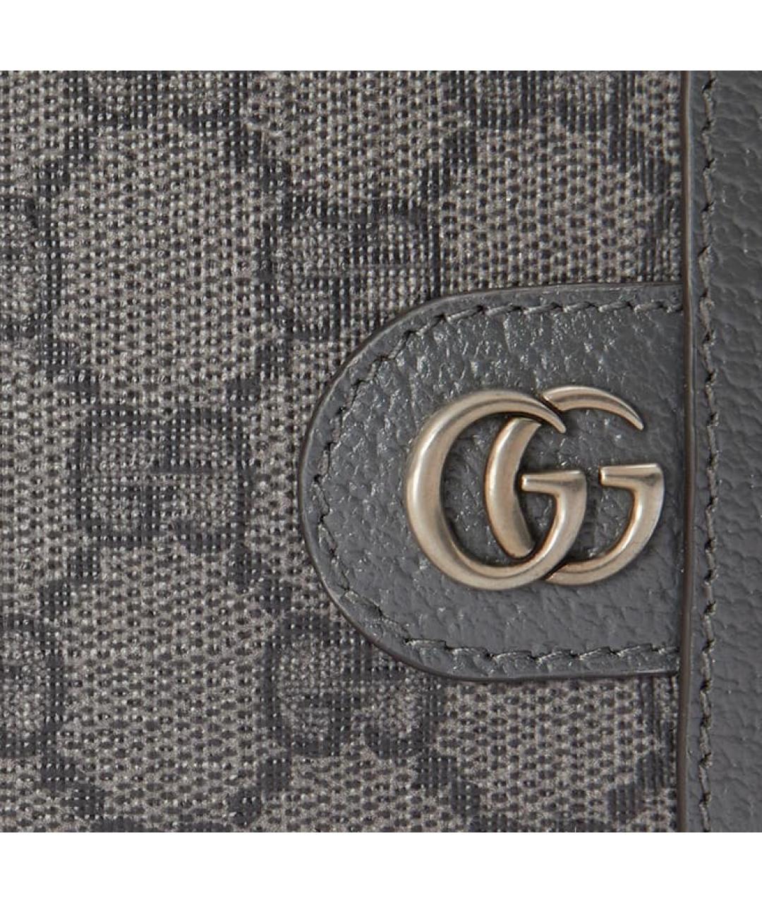 GUCCI Серый кошелек, фото 6