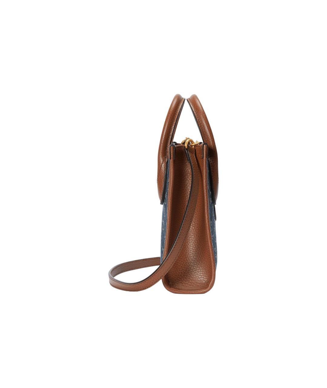 GUCCI Темно-синяя сумка через плечо, фото 4