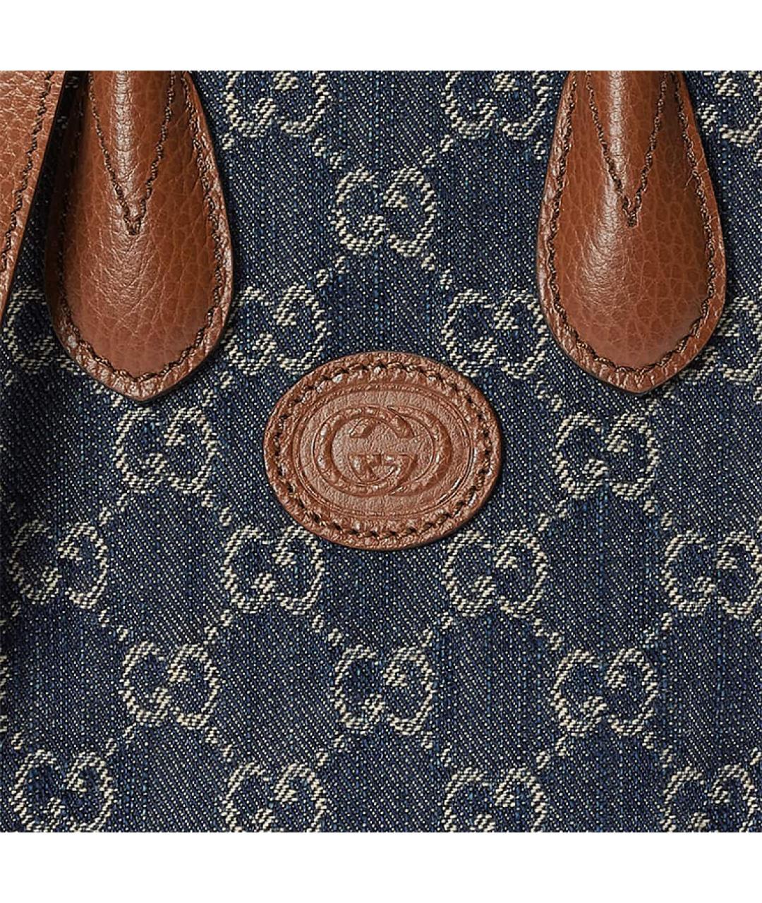 GUCCI Темно-синяя сумка через плечо, фото 8