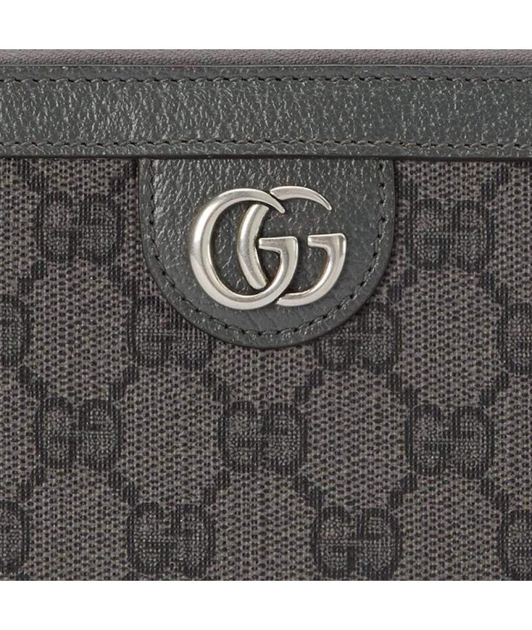 GUCCI Серый кошелек, фото 5