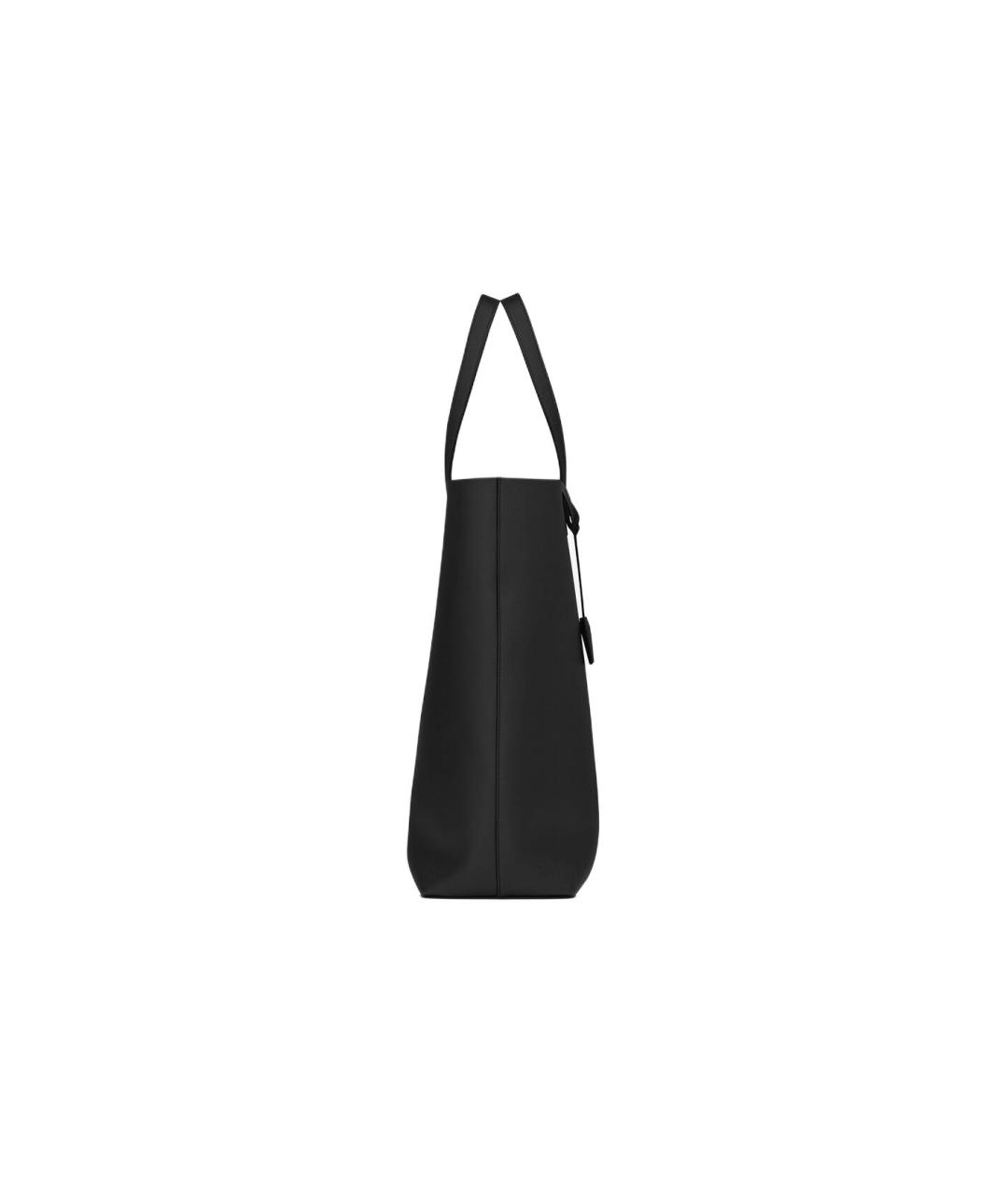 SAINT LAURENT Черная кожаная сумка на плечо, фото 4