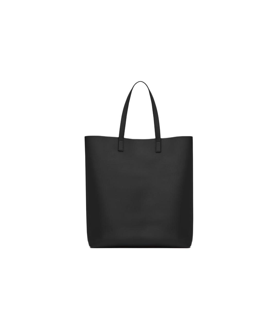 SAINT LAURENT Черная кожаная сумка на плечо, фото 5