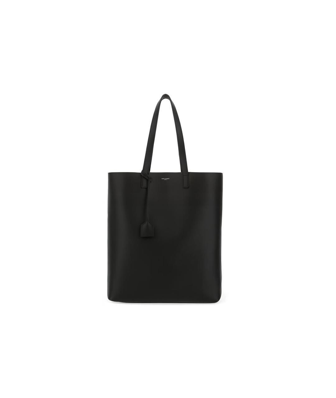 SAINT LAURENT Черная кожаная сумка на плечо, фото 7
