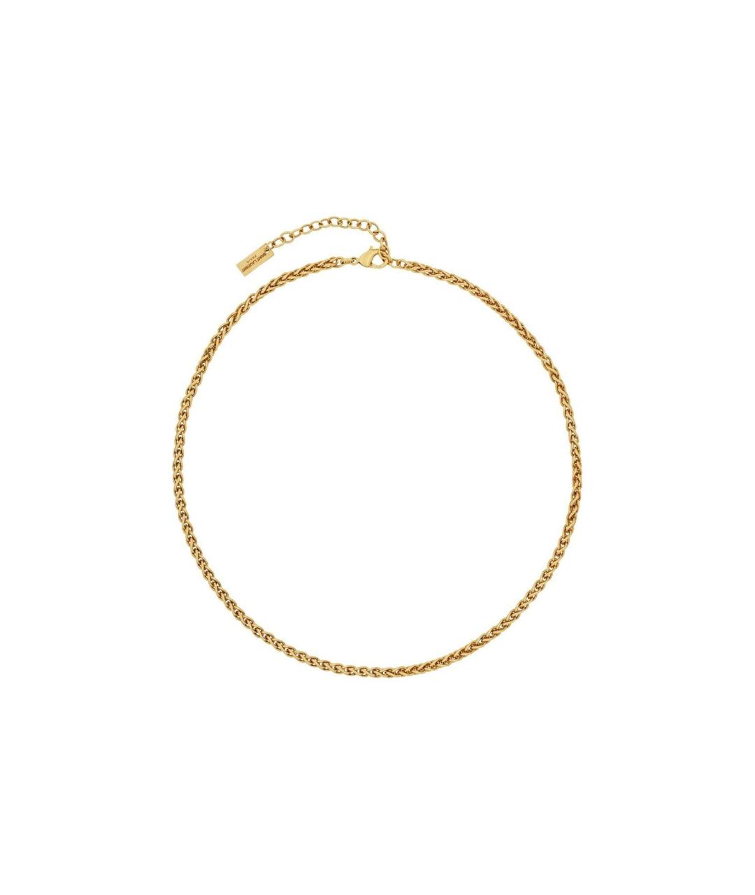 SAINT LAURENT Золотая металлическая цепочка, фото 2