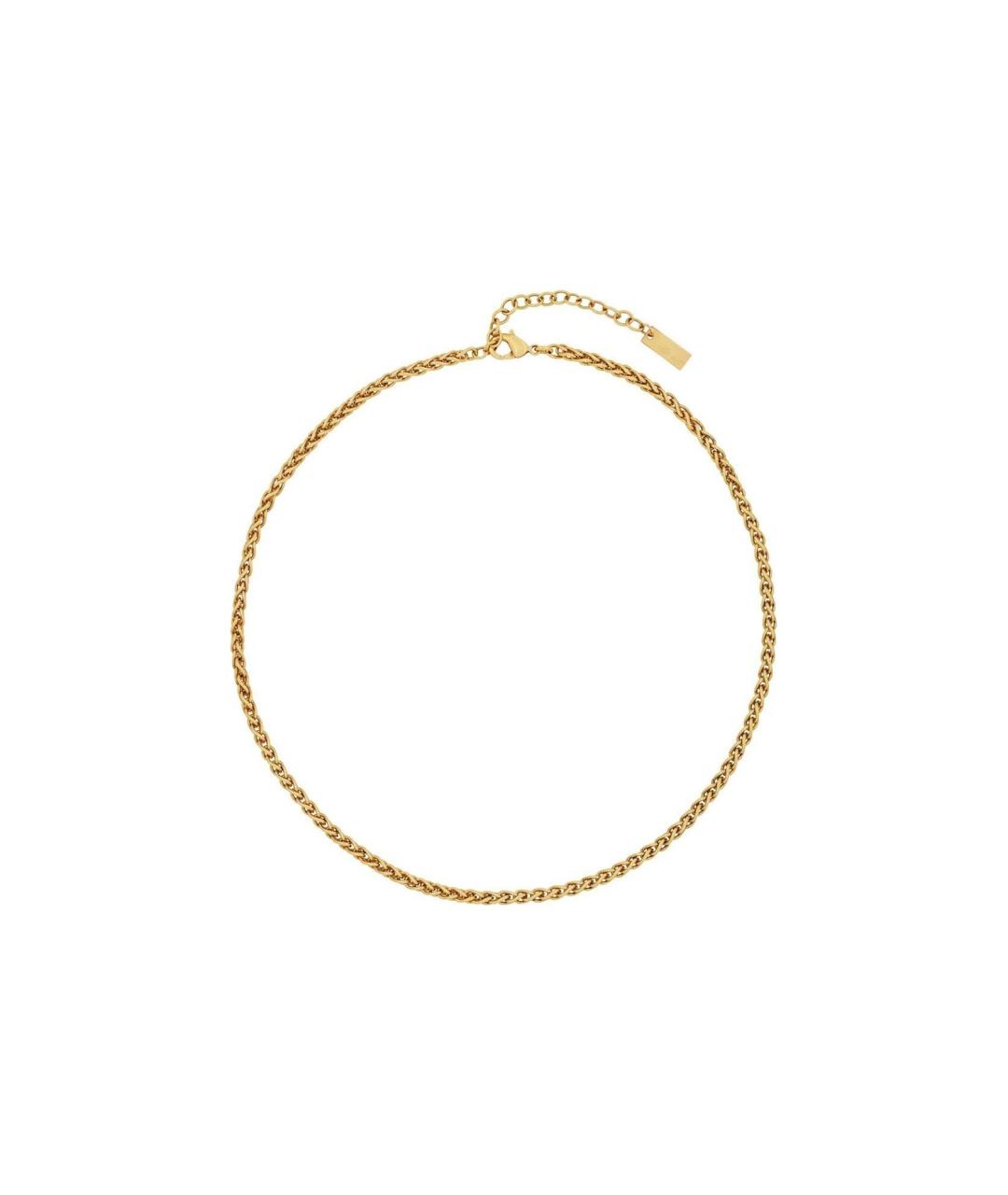 SAINT LAURENT Золотая металлическая цепочка, фото 3