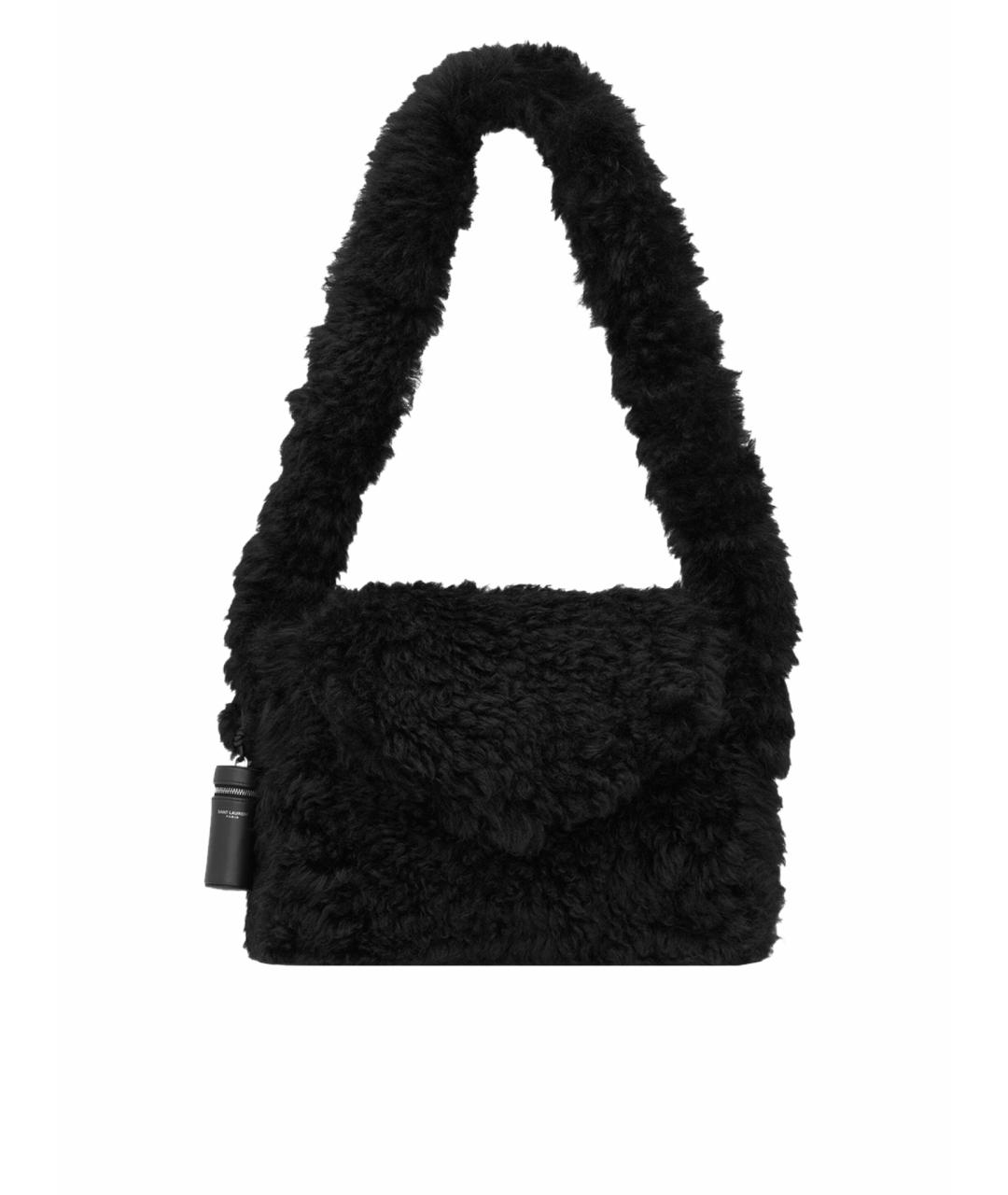 SAINT LAURENT Черная сумка на плечо, фото 1