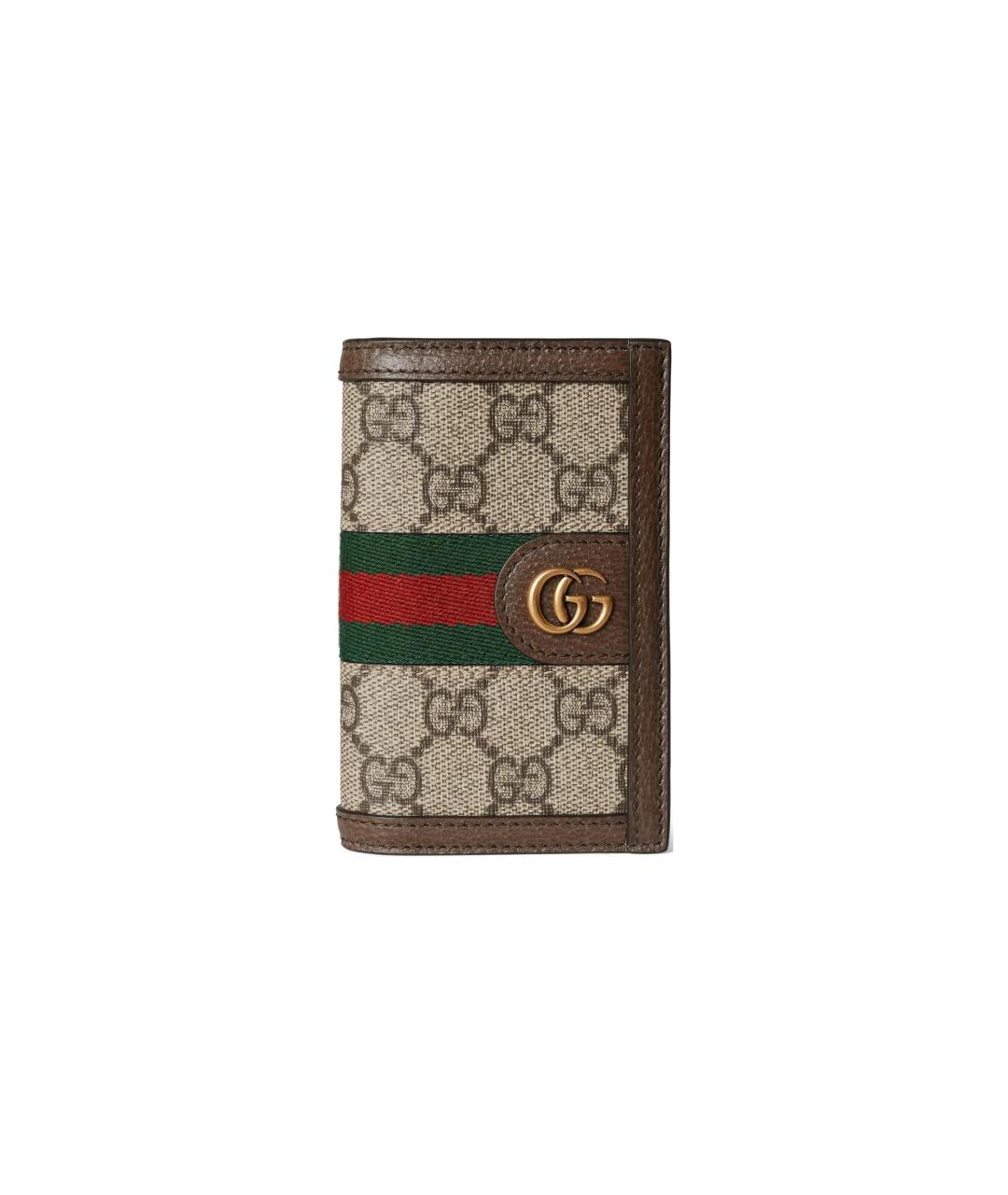 GUCCI Бежевый кардхолдер, фото 1