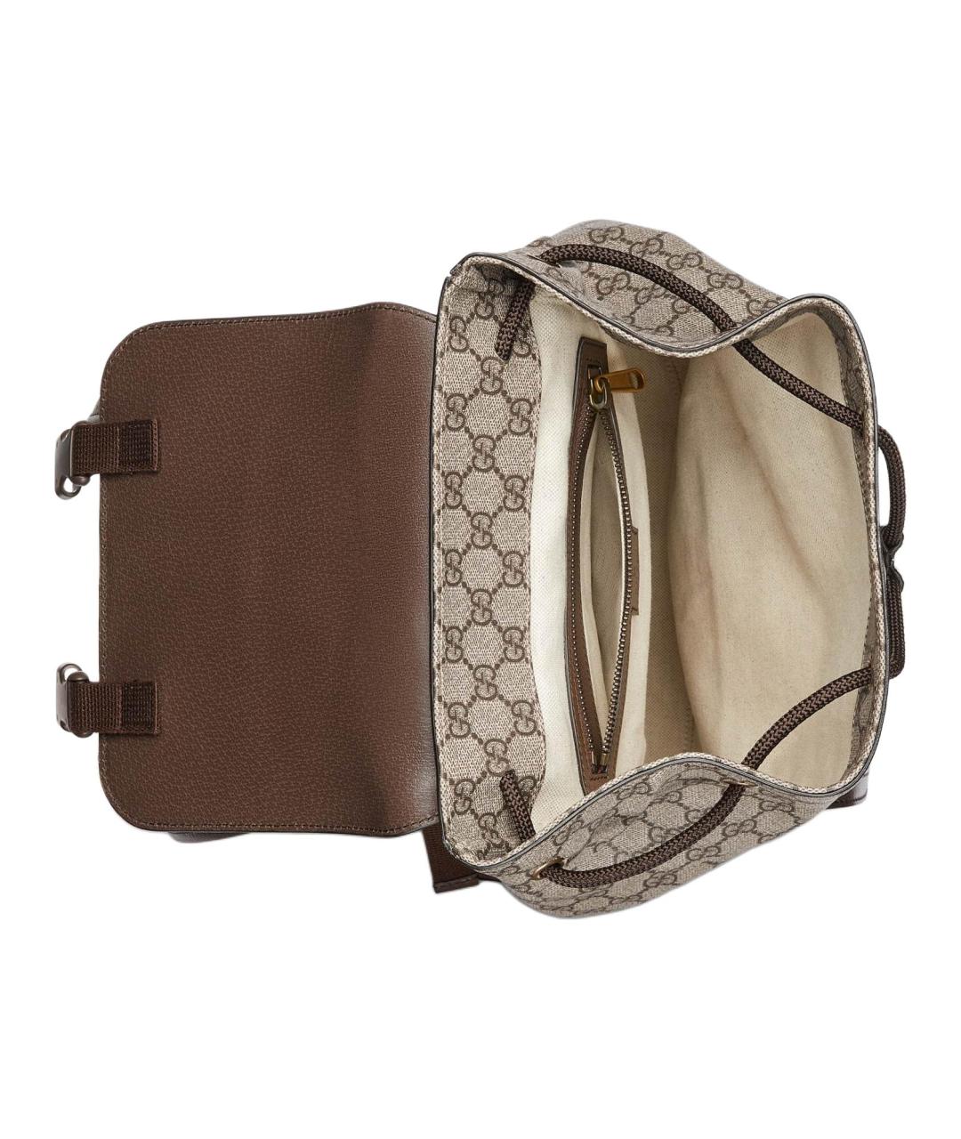 GUCCI Бежевый рюкзак, фото 7