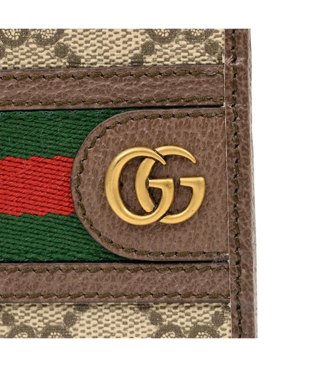 GUCCI Бежевый кошелек, фото 5