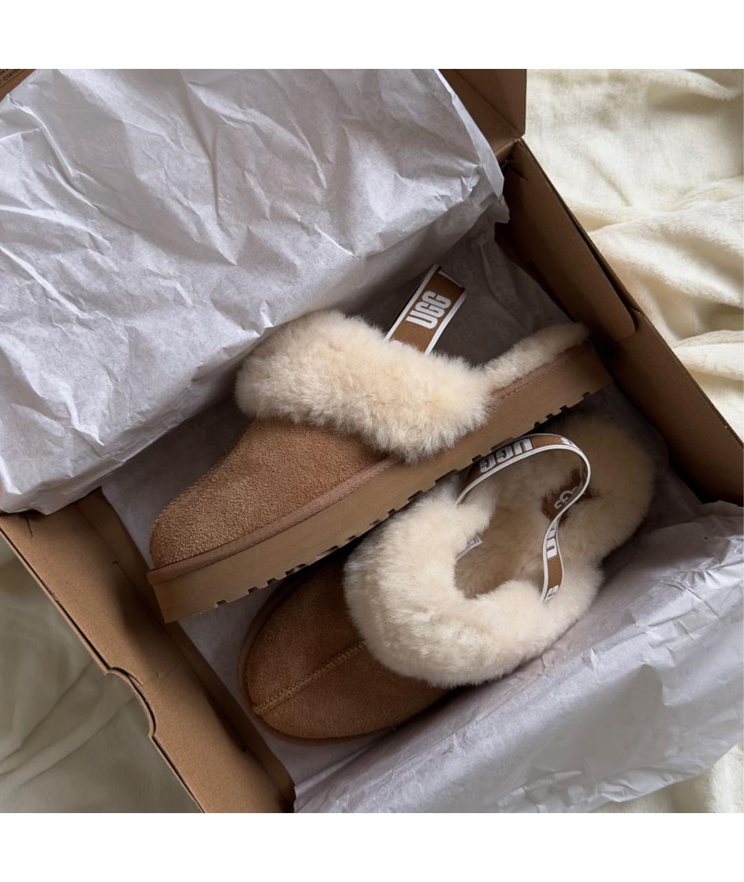 UGG AUSTRALIA Коричневые кожаные ботинки, фото 6