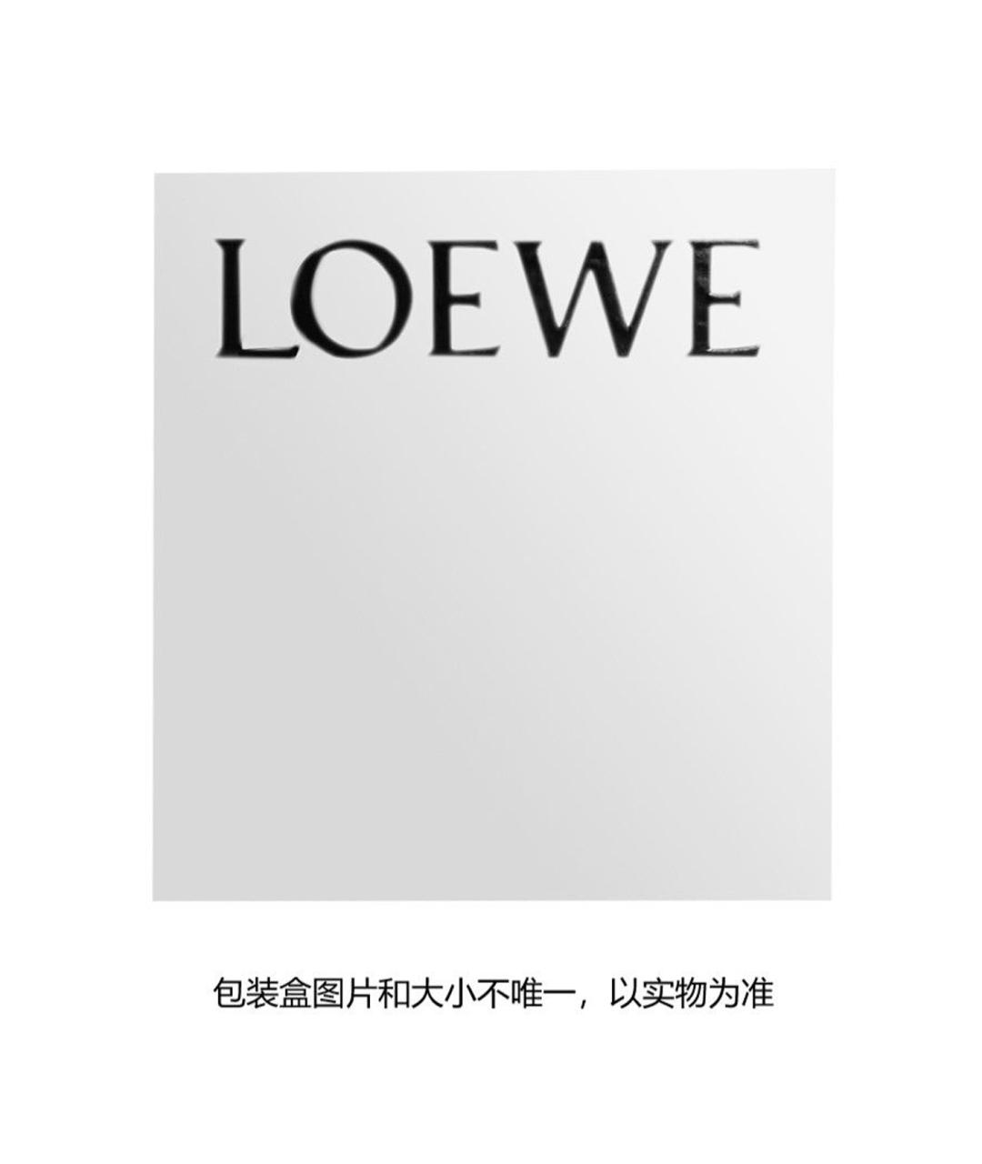 LOEWE Серый шерстяной шарф, фото 2