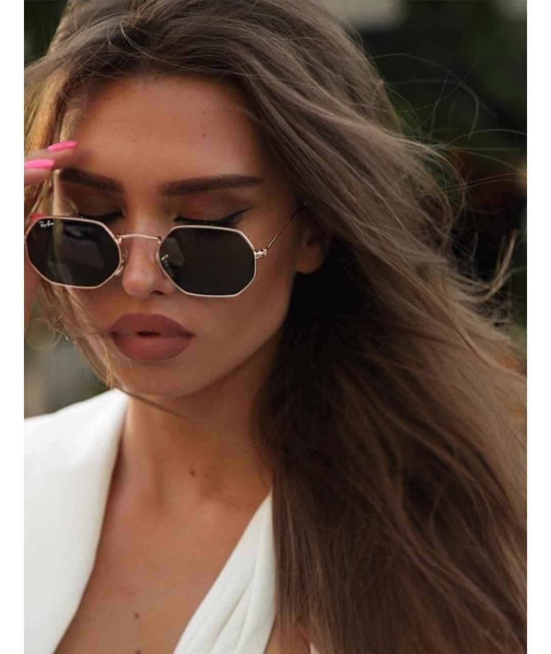 RAY BAN Металлические солнцезащитные очки, фото 5