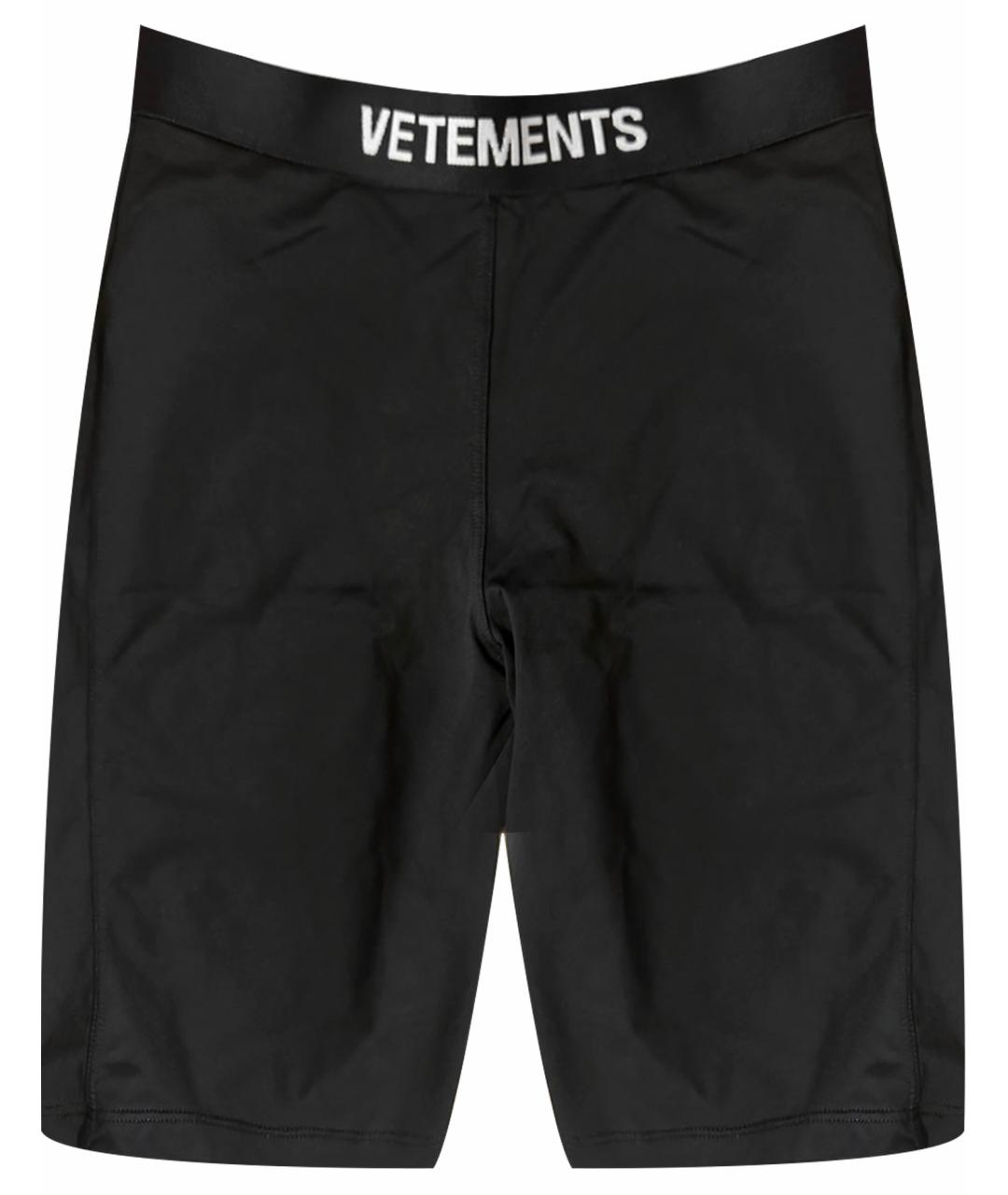 VETEMENTS Черные полиэстеровые спортивные брюки и шорты, фото 1