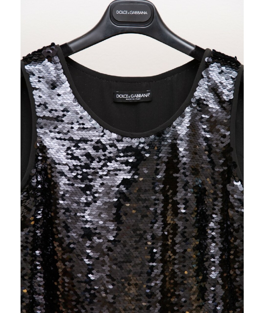 DOLCE&GABBANA Черная майка, фото 4