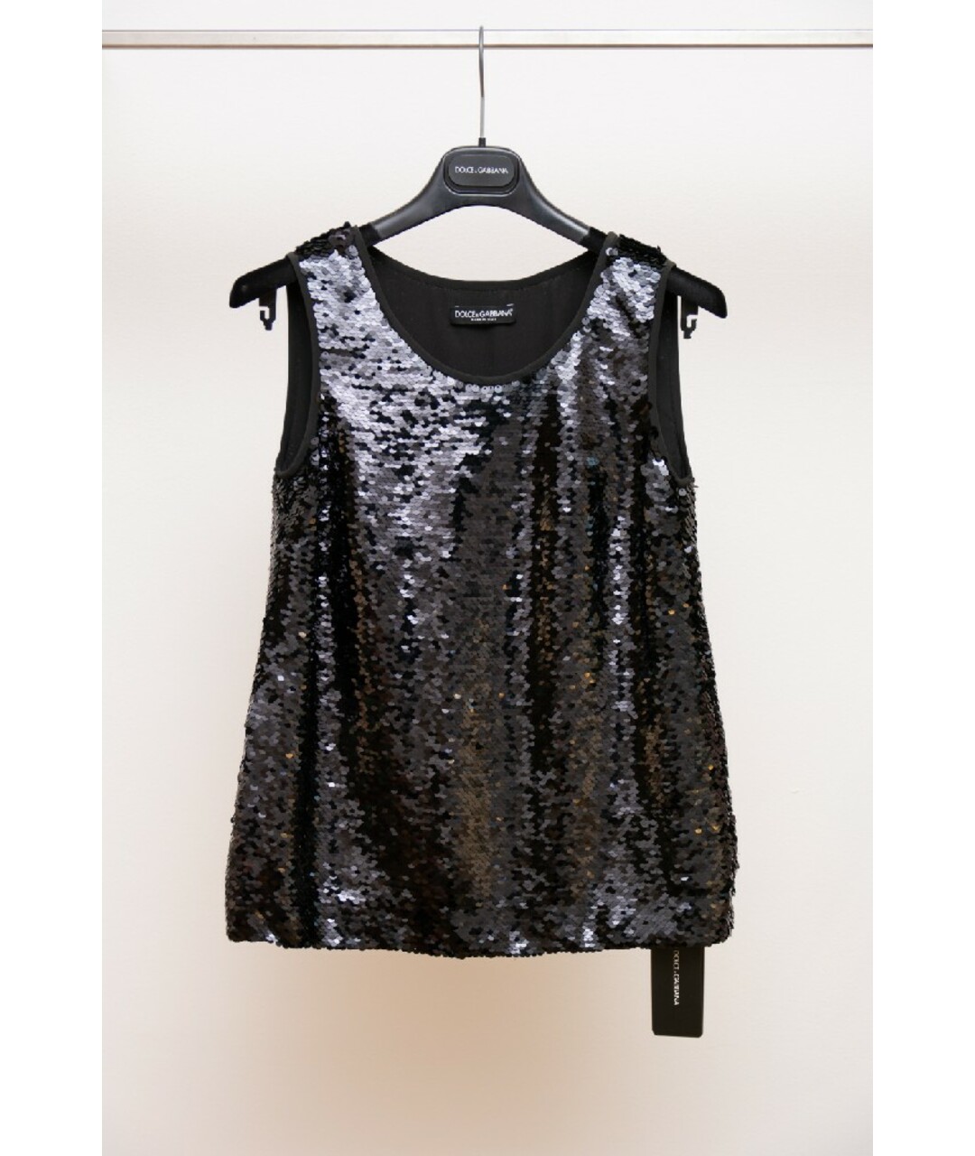 DOLCE&GABBANA Черная майка, фото 5