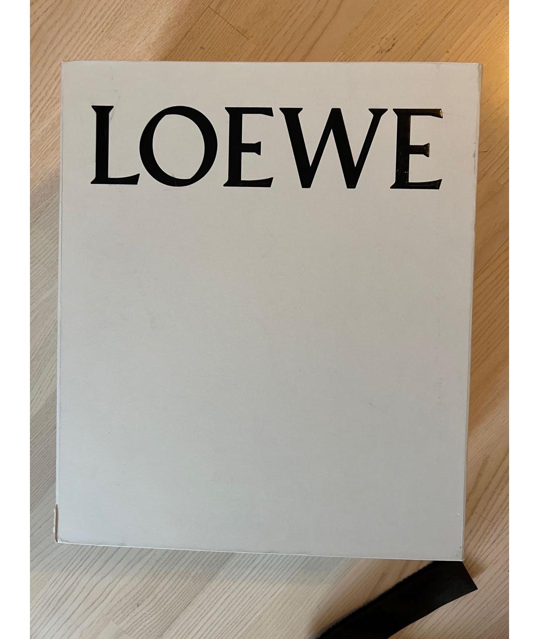 LOEWE Коричневые кожаные ботильоны, фото 7