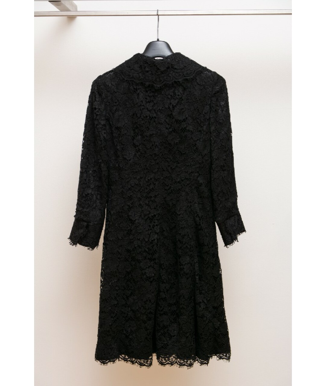 DOLCE&GABBANA Черное пальто, фото 2