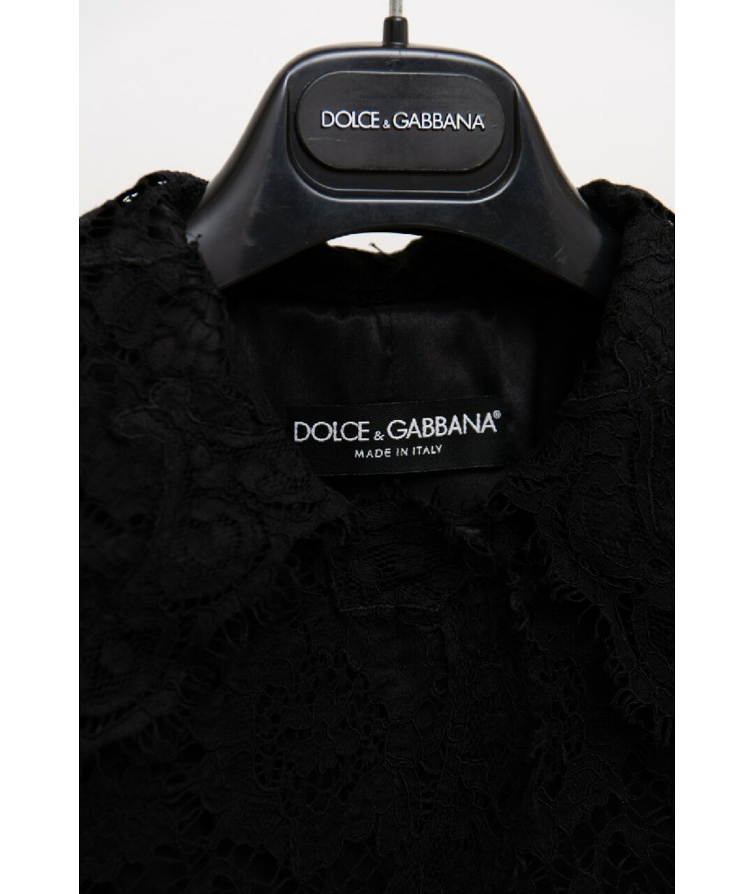 DOLCE&GABBANA Черное пальто, фото 4