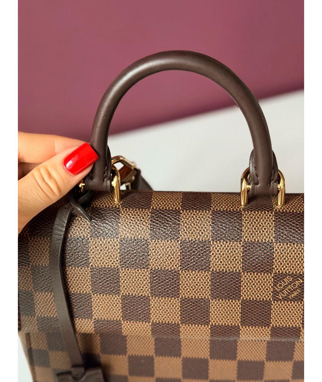 LOUIS VUITTON Коричневая сумка с короткими ручками, фото 2