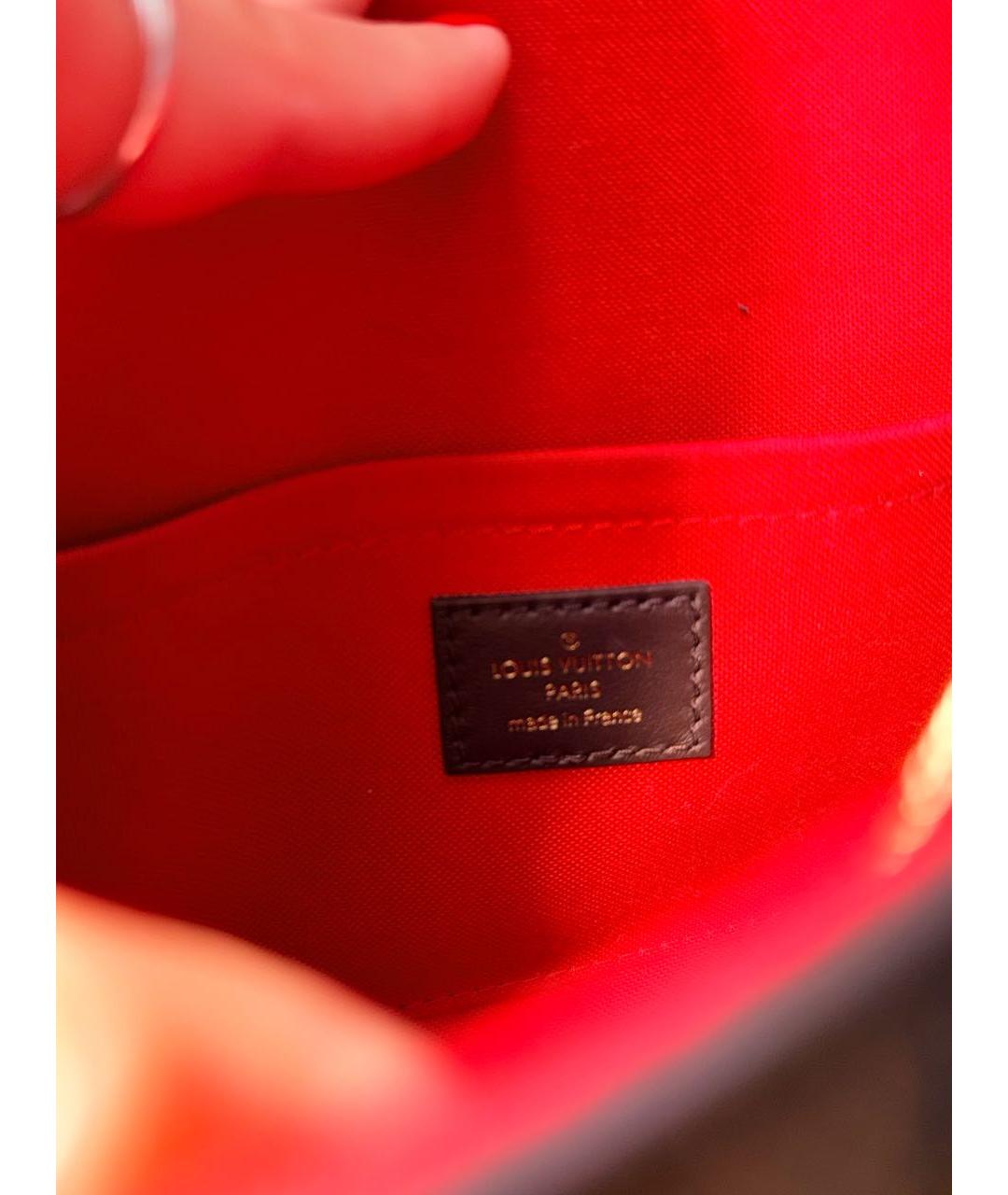 LOUIS VUITTON Коричневая сумка с короткими ручками, фото 4