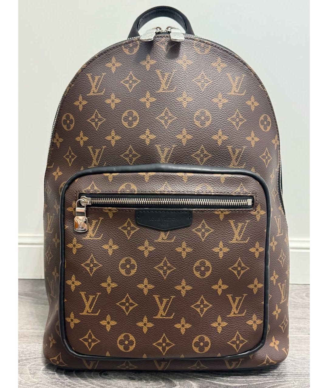 LOUIS VUITTON Коричневый рюкзак, фото 3