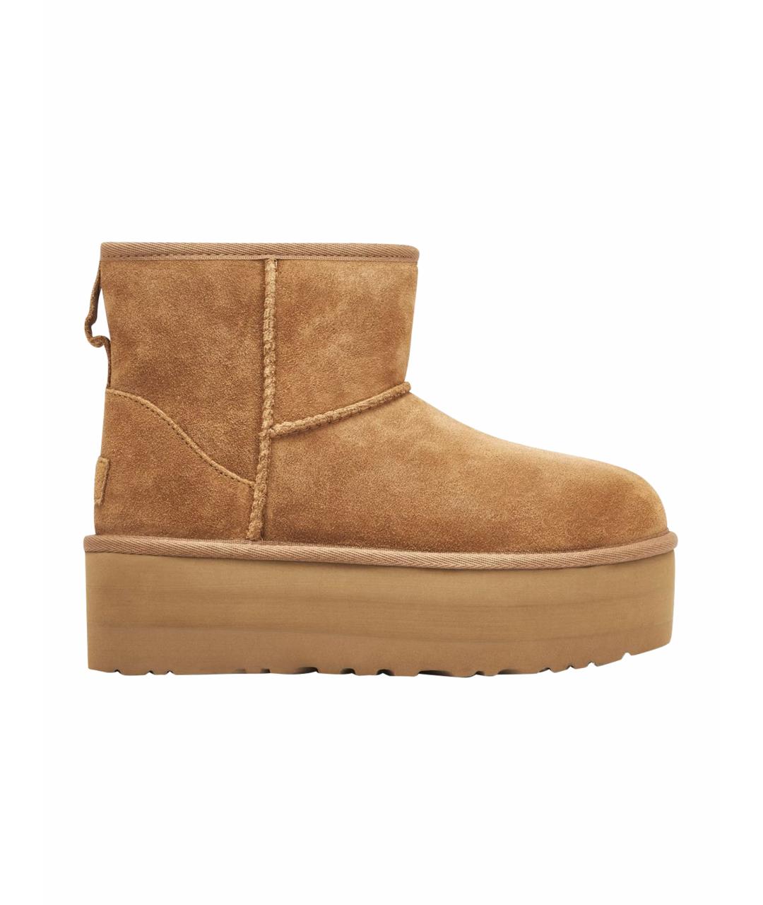 UGG AUSTRALIA Коричневые замшевые сапоги, фото 1