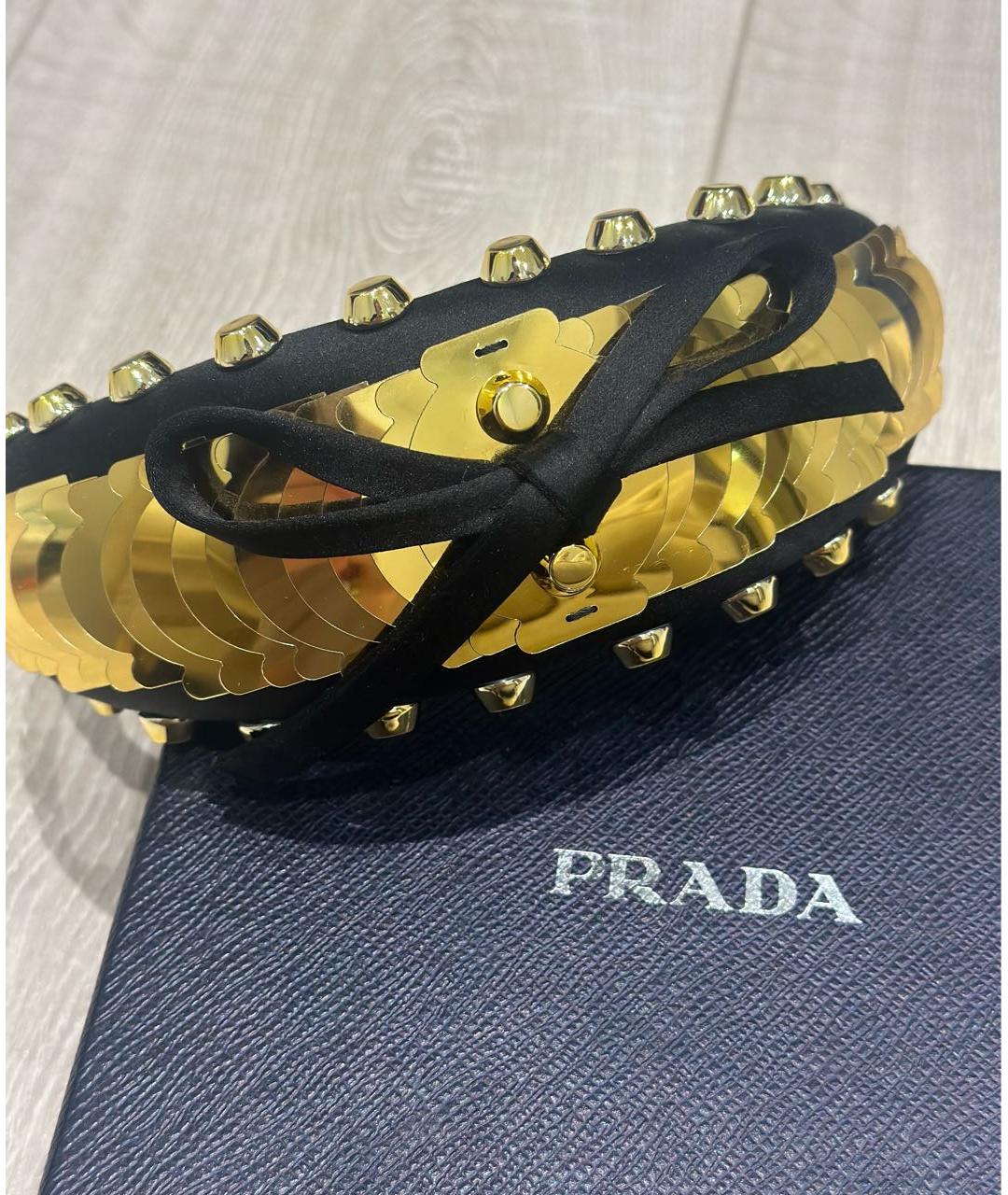 PRADA Черный ободок, фото 3