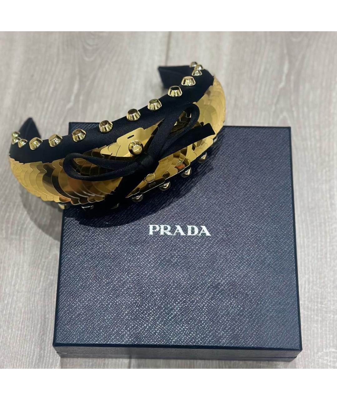 PRADA Черный ободок, фото 2