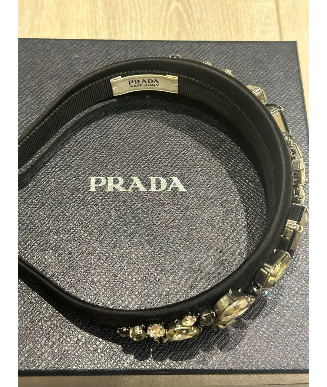 PRADA Черный ободок, фото 5